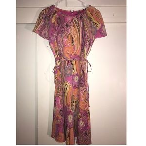 Pink beautiful patterned Tommy Hilfiger Dress